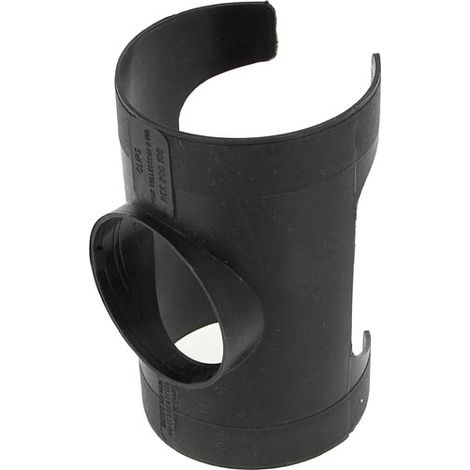Clip noir pour drain agricole Ø100 – Accessoire pour drainage en tranchées – Convient pour assainissement des fondations
