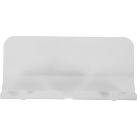 Support mural pour téléphone, organisateur mural, organisateur mural pour télécommande TV, étagère de chevet-14x3.8x6.5cm-White (1/4)
