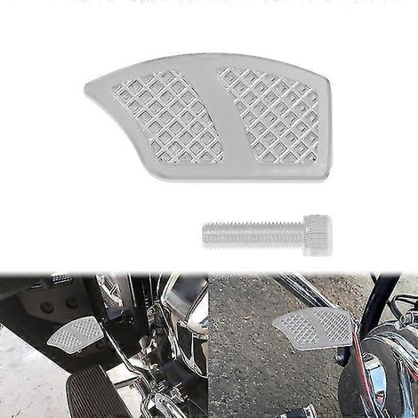 Motorrad-Trittbretter vorne, Soziusfußrasten, männliche Montage, schwarz/chrom, für Harley Softail Dyna XL Touring – Chrom-Schalthebel (1/5)