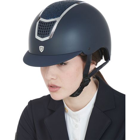 TAGLIA L EQUESTRO Cap Eclipse Stone Mat brillantini CASCO EQUITAZIONE