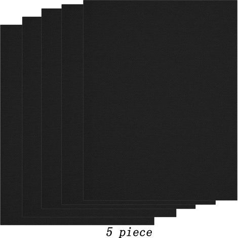 Grillbackmatte, Antihaft-Backmatte, Backmatte für Holzkohle und Gebäck, wiederverwendbares Backpapier, permanente Kochfolie, 5 x 40 x 33 cm (1/5)