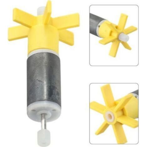Pompe Submersible - Arbre De Rotor - Turbine En Céramique - 6 Turbines - Pour Filtre Aquarium - Pièce De Rechange ×1 (1/4)