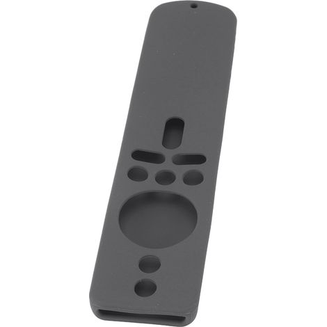 Étui de protection en silicone pour télécommande Xiaomi TV Stick 4K, antidérapant et avec cordon, gris (1/5)