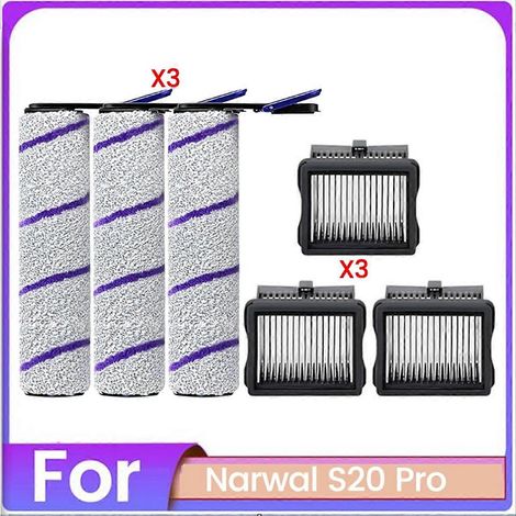 Kit d'accessoires pour S20 Pro aspirateur eau/poussière accessoires Inclue filtres HEPA et rouleaux-brosses (1/5)