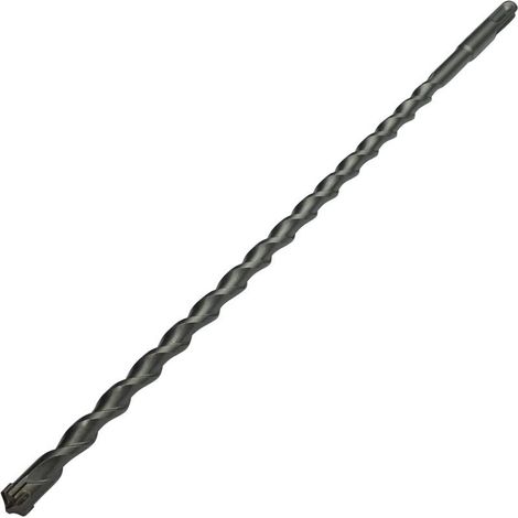 Foret à béton SDS PLUS – Mèche 10mm pour perçage béton/brique/pierre – Longueur 350mm – Acier résistant à la corrosion - C49355 (1/4)