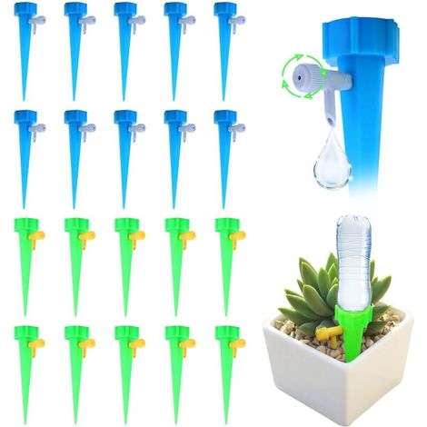 Automatic Irrigation Systems, Drip Irrigation Kit with Slow Watering System, Automatic Plant Waterer (20 Pieces)