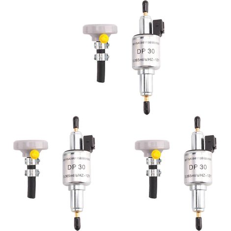 Pompe à carburant pour chauffage 3X 12V DP30 avec amortisseur 86115A 86115B, compatible avec les chauffages Webasto (1/5)