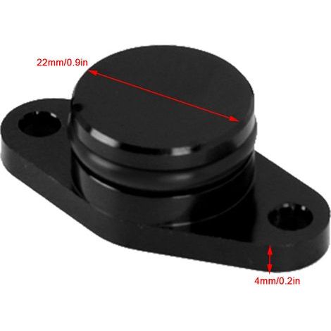 4x22mm Abdeckung zur Deaktivierung der Motorwirbelklappen des E46 320d/318d mit Gummidichtung