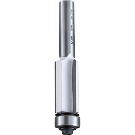 Makita Bündigfräser dreischneidig Ø 8 mm Schaft Ø 6,35 mm Fräser 26 mm Arbeitslänge 65 mm Gesamtlänge D-47759 (1/4)
