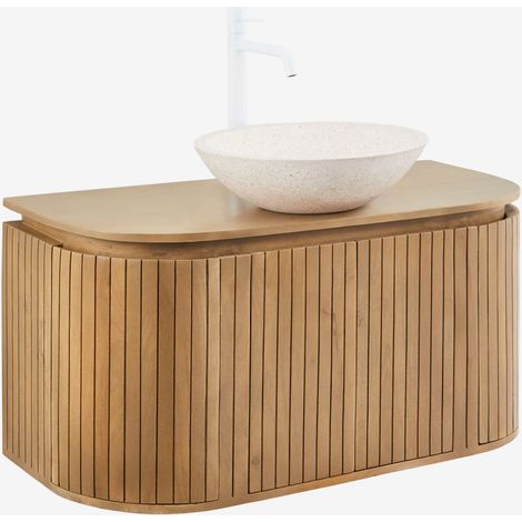 Conjunto de mueble de baño en madera de mango Analis SKLUM             