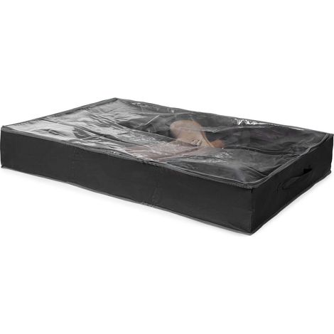 Housse de rangement pour 3 paires de bottes - COMPACTOR - 90 x 60 x H.15 CM - Anthracite (1/5)