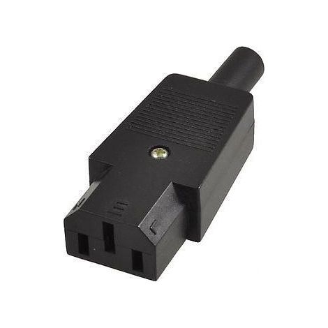 Microconnect C13PLUG Adapter of elektrischer Stecker C13 Schwarz
