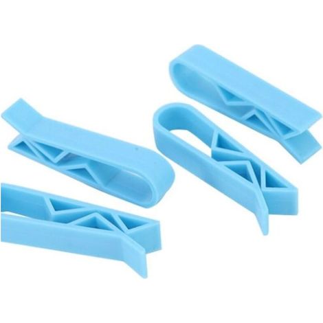 30 stücke Kunststoff Küche Müll Tasche Clips Mülleimer Feste Clip Blau MUMU (1/3)