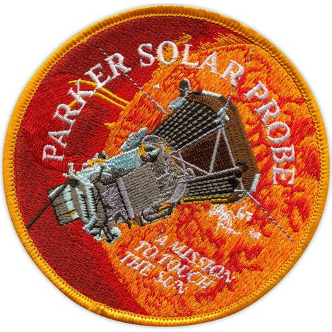 Parche/Insignia/Emblema bordado de la sonda solar Parker - Reverso magnético