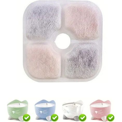 [JAMAIS UTILISÉ] Filtre pour fontaine à eau pour animaux de compagnie (3 pièces) (1/4)