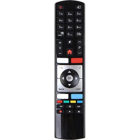 Télécommande de remplacement pour téléviseur portable RC4318, compatible avec les modèles Vestel, Finlux et Edenwood. (1/4)