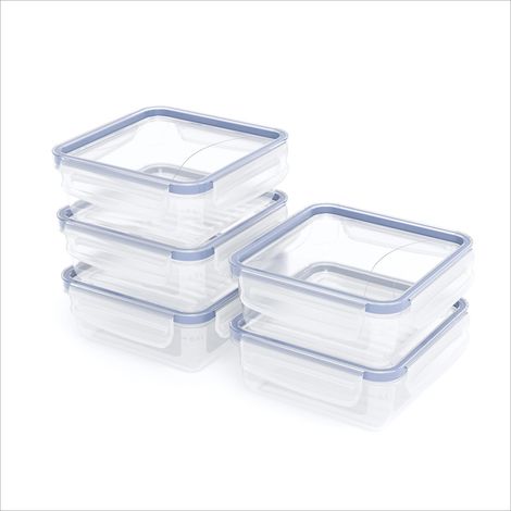 Lot de 5 Boîtes Hermétiques Alimentaires 800 ml à Clips (1/5)