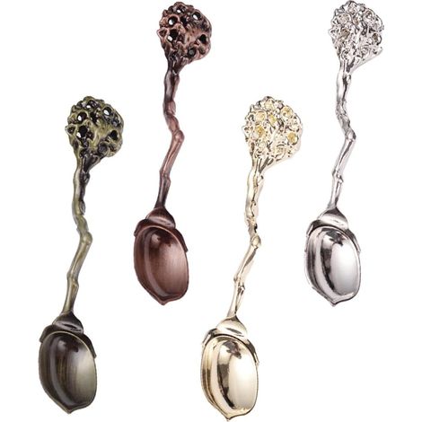 Cuillères à Dessert Glace Ergonomiques et Confortables Set de 4 en (1/5)