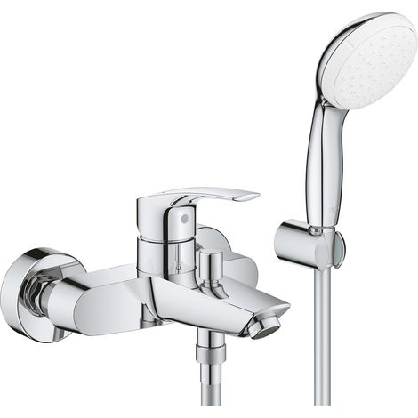 Grohe Eurosmart mezclador bañera-ducha con juego de ducha de 35 mm cromo