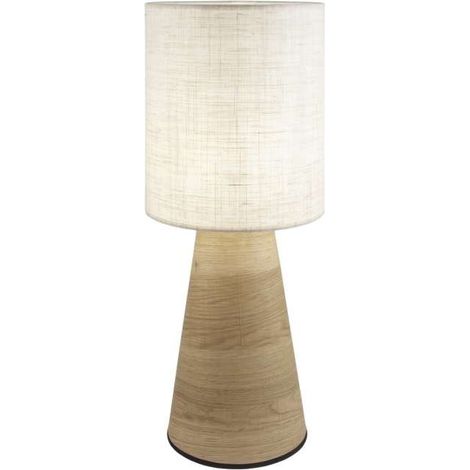 Sobremesa alto modelo Aosta acabado beige/madera, 53cm(alto) 20cm(ancho) 20cm(fondo) (1/2)