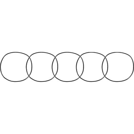 O-Ring 82mm OD 78mm ID 2mm Width Metric Nitrile Rubber Gasket Seal Pack of 5 (1/5)