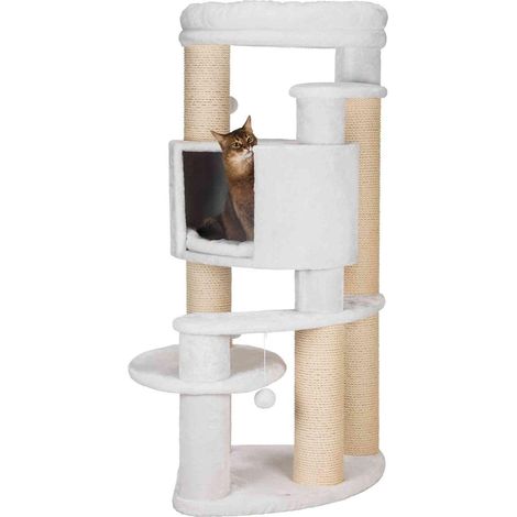Trixie XXL Zita Rascador blanco 147 cm confortable (1/3)