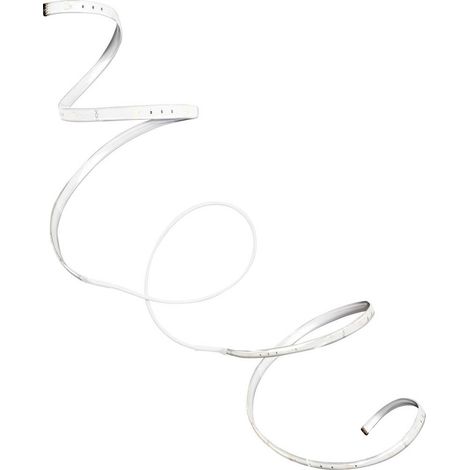 OSRAM FLEX TV Rubans LED multicolores décoratifs pour l’intérieur, adhésifs avec port USB et télécommande, 4 W, rouge-vert-bleu, gradable, IP20, blanc, plastique, ampoule non interchangeable (1/3)