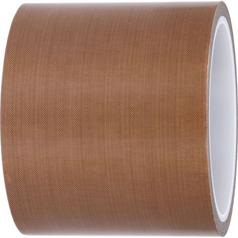 PTFE Coated Fiberglass Tape Low Friction High Temperature Resisting Adhesive Tape for Wood Drawer Cabinet Furniture(10m7.6cm) (1/4)