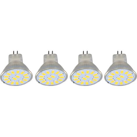 4er-Pack MR11 15LED 5W 500LM Glühbirnen, Doppelstift-Landschaftsstrahler, warmweiß für Wohnzimmer (1/5)