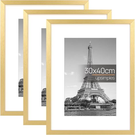 3er Pack 30x40 Gold Bilderrahmen Bilderrahmen 30x40cm Gold (1/5)
