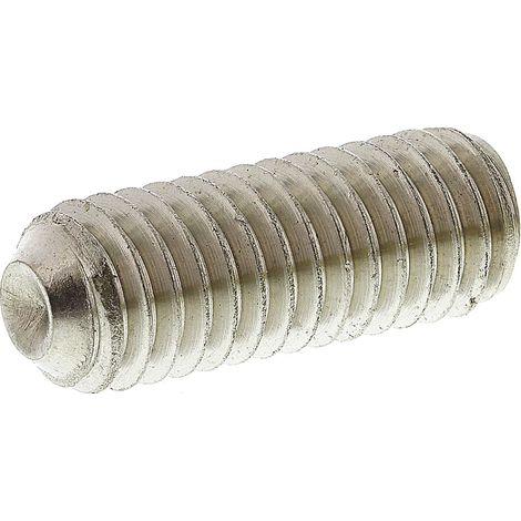 Vis sans tête, M6 x 16mm, tête Jeu de douilles hexagonales, en Acier Inoxydable Vis sans tête A2 304 ( Prix pour Sachet de 25 )