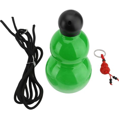 Wasserflasche im Kalebasse-Design, 800 ml, chinesisches Retro-Design, tragbare Sport-Trinkflasche im Kalebasse-Stil mit Tragegurt für Herren