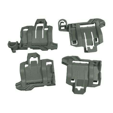Jeu de 4 attaches pour fixation de panier d'origine Lave-vaisselle 00611473 BOSCH