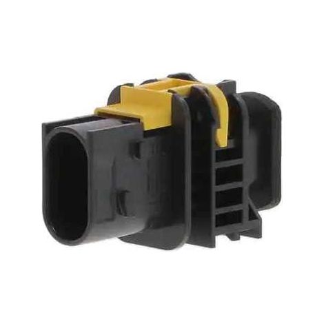 Connettore Heavy Duty Sealed 1.5X0.63 porta maschio 3vie nero senza guarnizione