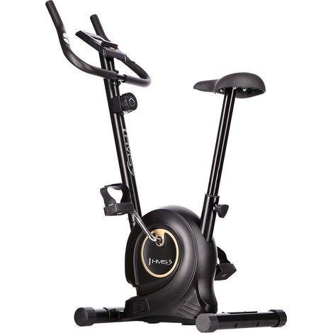 Cyclette magnetica, resistenza regolabile, nera (1/5)