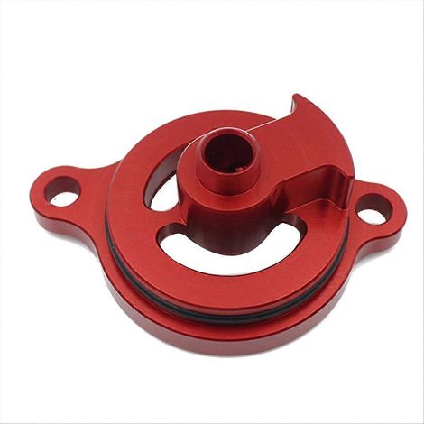 Couvercle transparent de filtre à huile moteur pour moto Honda CRF250R (1/5)