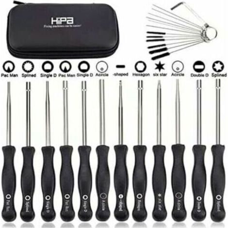 Ensemble de 12 outils de réglage de carburateur et tournevis de réglage pour moteur à 2 temps, pour débroussailleuses, tronçonneuses Poulan, Husqvarna, STHIL, Echo...