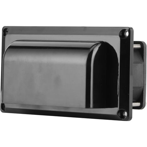 Ventilateur d'extraction latéral noir 12V pour camping-car, caravane, bateau ou yacht (1/5)
