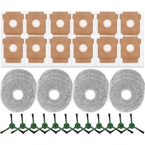 Pièces détachées pour aspirateur iRobot Roomba Plus 405 Combo / 505 Combo : brosse latérale, lingette, sacs à poussière et accessoires (1/5)
