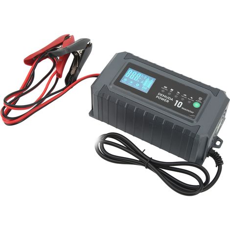 Chargeur de batterie intelligent automatique 12V 24V, maintien de charge, prise UE 220V, entretien et diagnostic, pour voiture et moto (1/5)