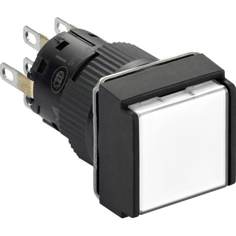 Schneider Electric XB6ECF1B2P XB6ECF1B2P Leuchtdrucktaster 250 V 3 A  tastend   IP65 1 St.