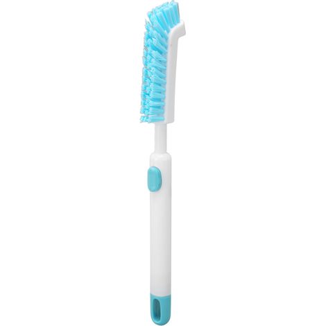 Brosse de nettoyage d'aquarium, poils haute densité rétractables à 180 degrés, PET dureté modérée pour les algues (1/5)