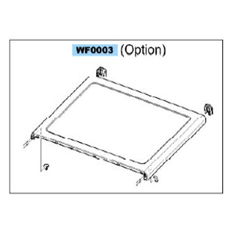 COUVERCLE TOP DESSUS DE LAVE LINGE POUR LAVE LINGE SAMSUNG - DC97-14953B
