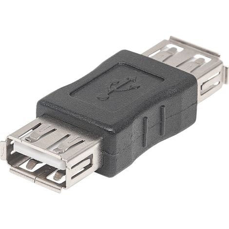 Manhattan Adattatore USB 2.0 A femmina/A femmina nero (1/4)
