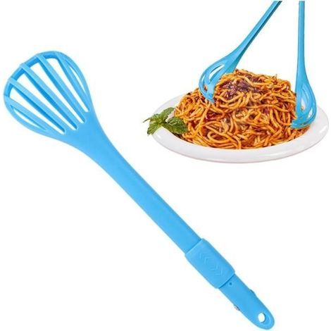 Pinze da cucina e frusta per uova 2 in 1, sbattitore multifunzione, frusta manuale da cucina, pinze per pasta, pinze per spaghetti