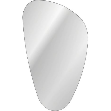 Miroir mural à Led en forme de galet - L 102 x l 73 cm - Lustro Impala - Livraison gratuite (1/4)