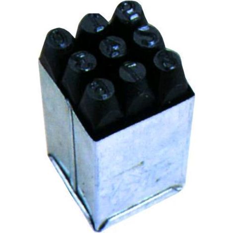 Punzoni Per Numeri Blinky 9 Numeri Mm.  6