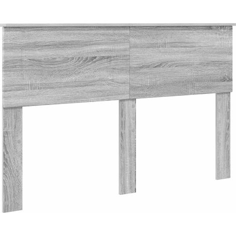 Cabecero Gris Sonoma Madera contrachapada vidaXL