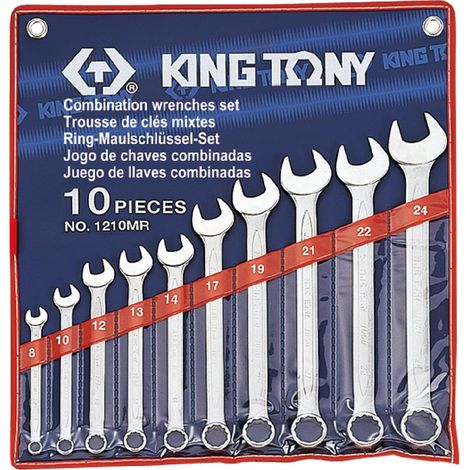 King Tony Jeu de 10 cles plate mixte - mr