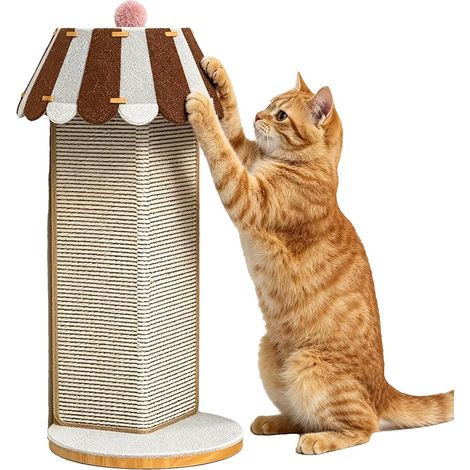 für Indoor-Katzen, 55 cm, vertikales Sisal-Kratzspielzeug  Katzen-Eckenkratzer für Körperdehnung, Innenbereich, Wohnzimmer, Couch, Wandecke (1/5)